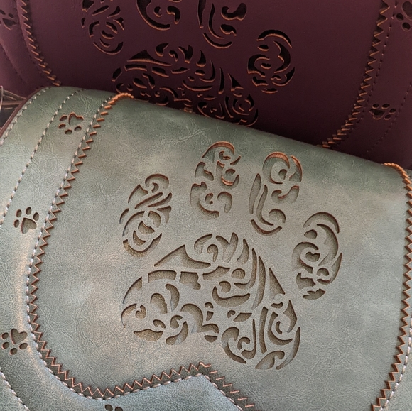 Paw Print Satchel Crossbody - Picture 6 of 12